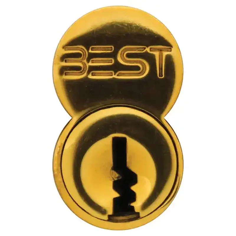 Stanley Best 1C7M1605 Standard 7 Pin M Keyway Uncombinated Core Bright Brass Finish