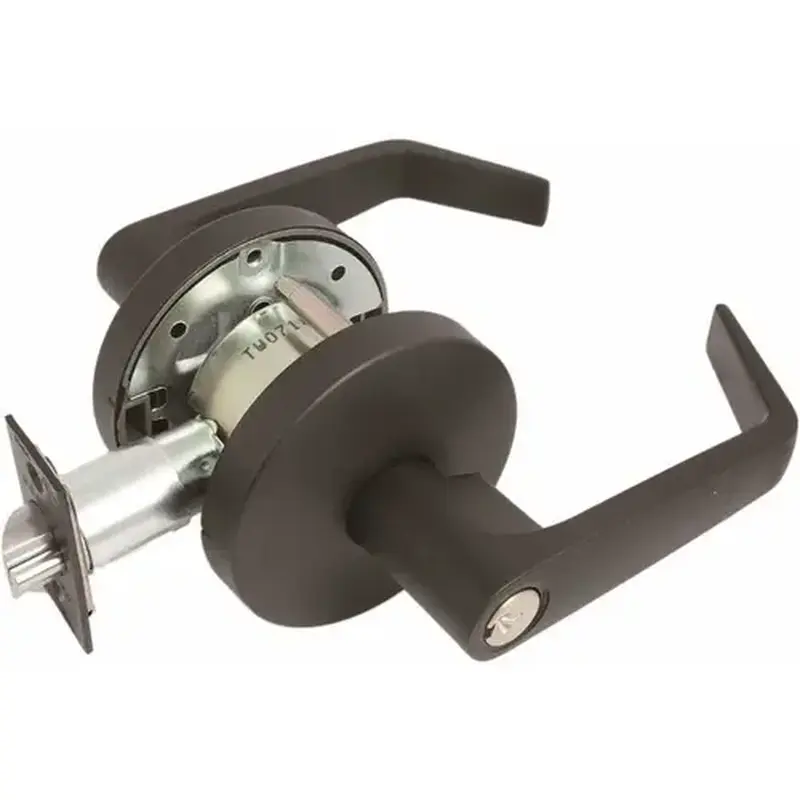 US Lock USX2052DC10B 2050C GR2 2-3/4 in. Backset US10B Storeroom Lever SC1 Clutched Oil-Rubbed Bronze