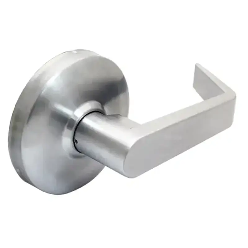 Cal Royal PAS30L-26D PASSAGE LEVER ALWAYS OPERABLE Satin Chrome