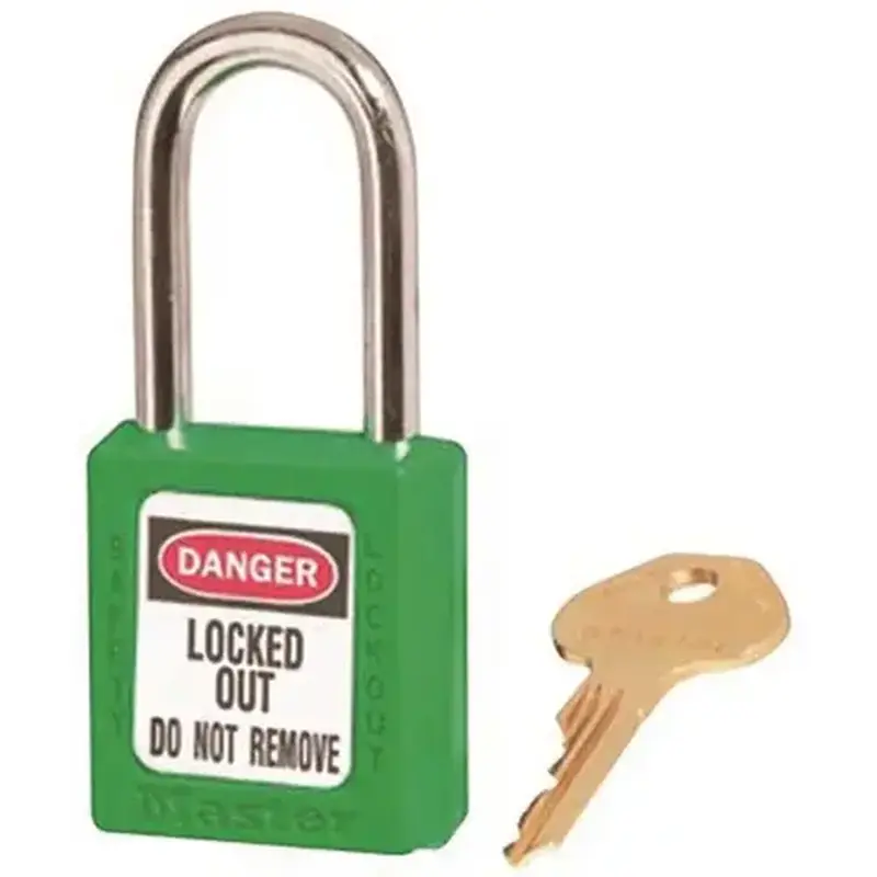 Master Lock 410GRN Green Safety Lockout Padlock