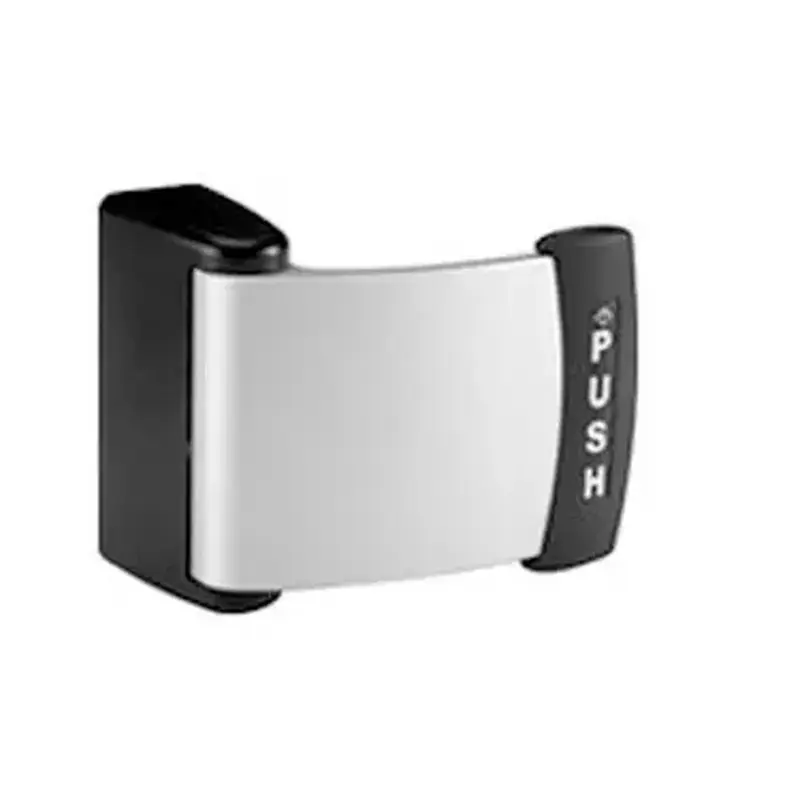 Adams Rite 4591-02-01-628 Push to Left Curved Deadlatch Paddle for 1-13/16" to 2" Door Satin Aluminum Finish