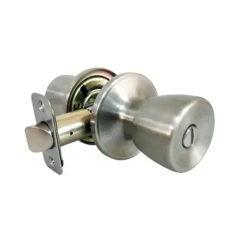 Faultless TS610B Privacy Knob Tulip Satin Stainless Steel Right Handed Satin Stainless Steel