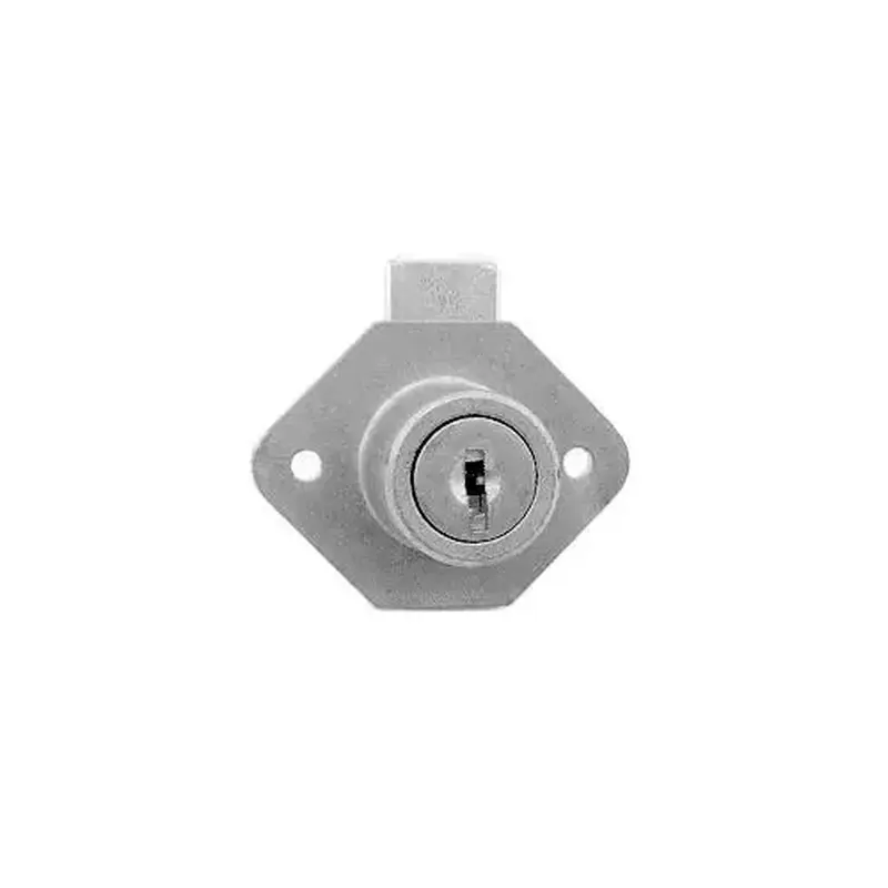 NSP S711C-CAD KA #340 KA #340 7/8" Drawer Lock, Cadmium Finish