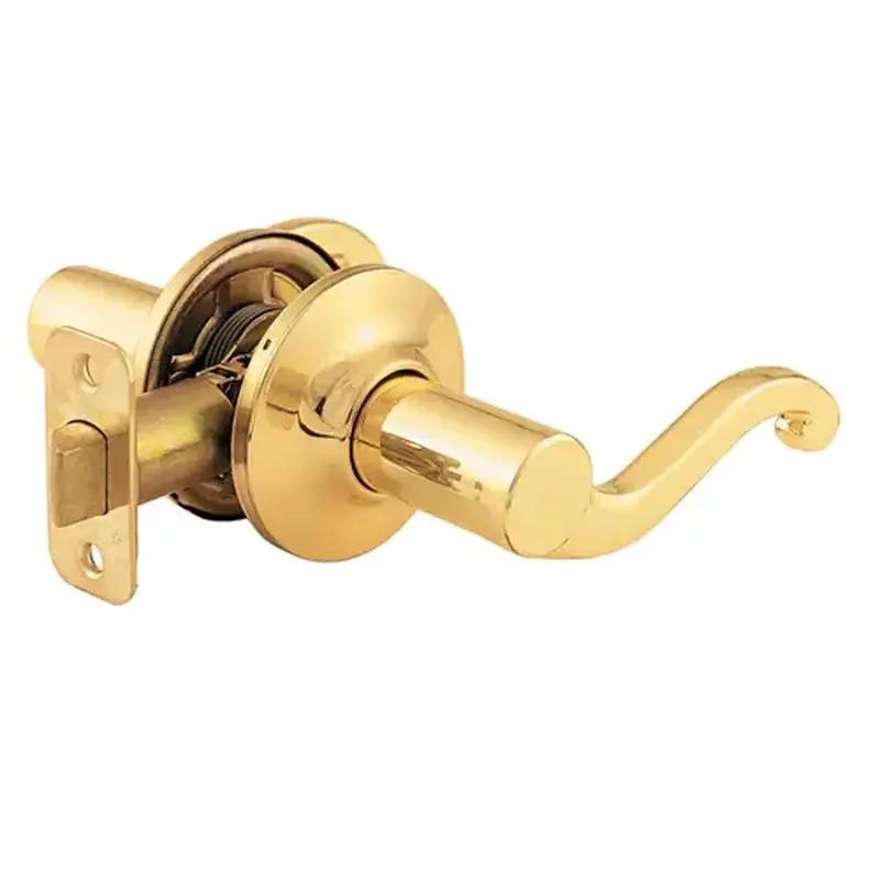Yale Residential 101SL-SP-3-01411-02000 Savannah Passage Lever, Bright Polished Brass