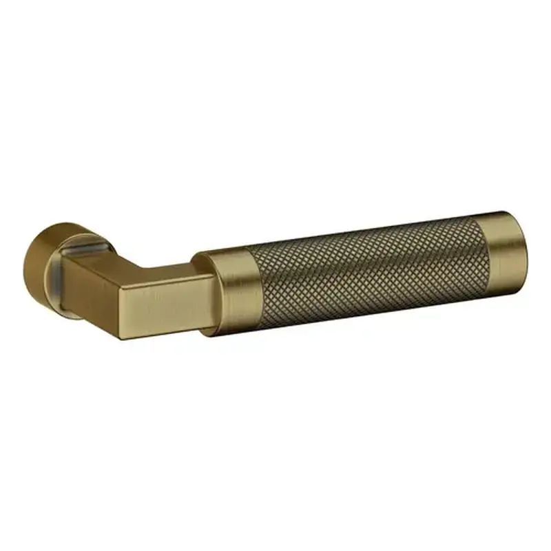 Baldwin L030050LMR Left Hand Single L030 Knurled Lever Less Rose Antique Brass Finish