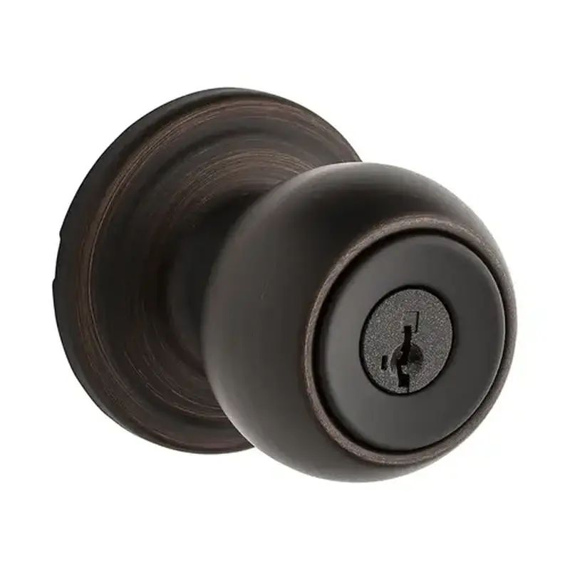 Kwikset 740CA-11P-SMT-6AL-RCS-GC Circa Keyed Entry Knob Venetian Bronze