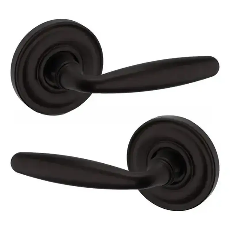 Baldwin 5106-102-FD Preconfigured 5106 Lever with 5048 Rose Full Dummy Lock Oil Rubbed Bronze Finish - Baldwin Quickship Item *