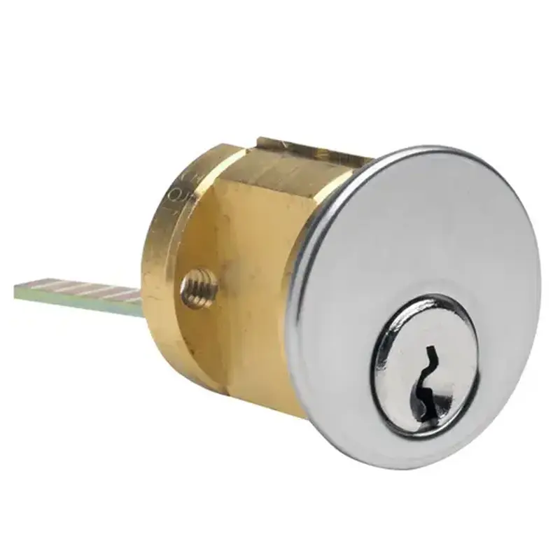 Kaba Ilco 7076GA10-26D-KA10 Rim Cylinder Satin Chrome