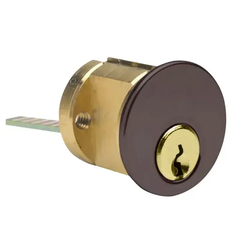 Kaba Ilco 7076SC10-46-KA2 Rim Cylinder Dark Bronze Anodized Aluminum