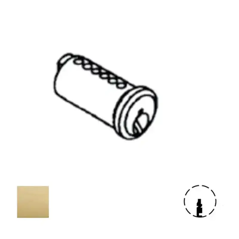 Corbin Russwin 488K98 N6 606 2000 Series Key-In-Knob Cylinder Plug Only, Satin Brass