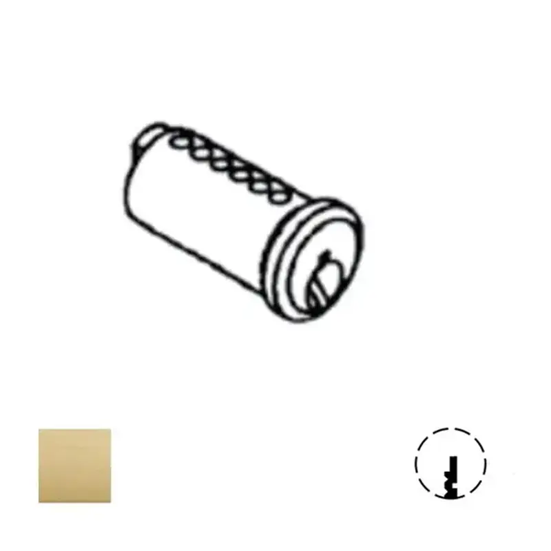 Corbin Russwin 488K99 27 606 2000 Series Key-In-Knob Cylinder Plug Only, Satin Brass