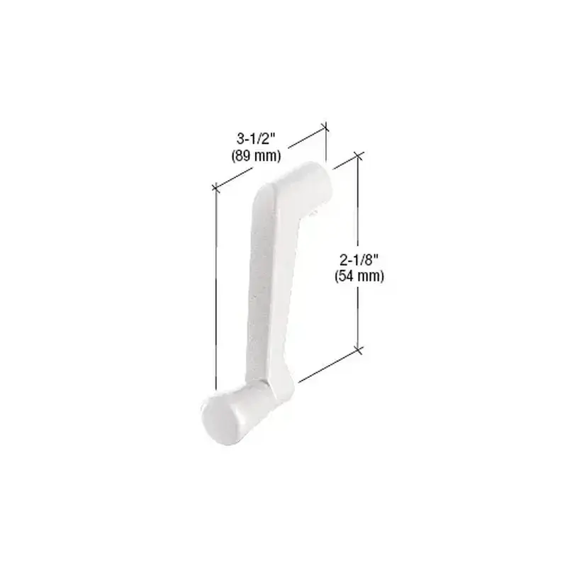 CRL EP22007 White Window Operator Handle with 11/32" Spline Size