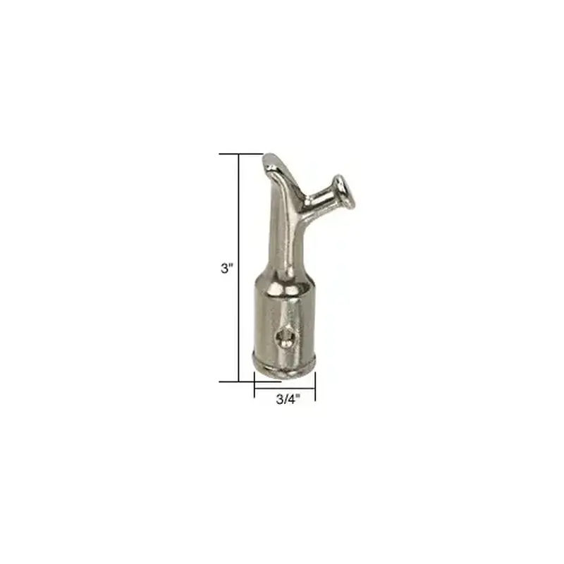 CRL H3662 Project-In Window Transom Latch Hook 3/4" Diameter Brushed Bronze