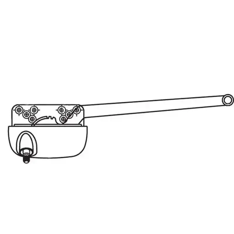 Brixwell 36-154-3e Single Arm Casement Operator white Truth Right Hand handle Sold Seperately