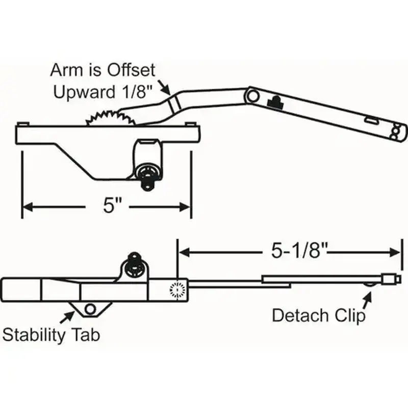 Brixwell 36-281-1 TRUTH RH BRONZE DYAD OPER