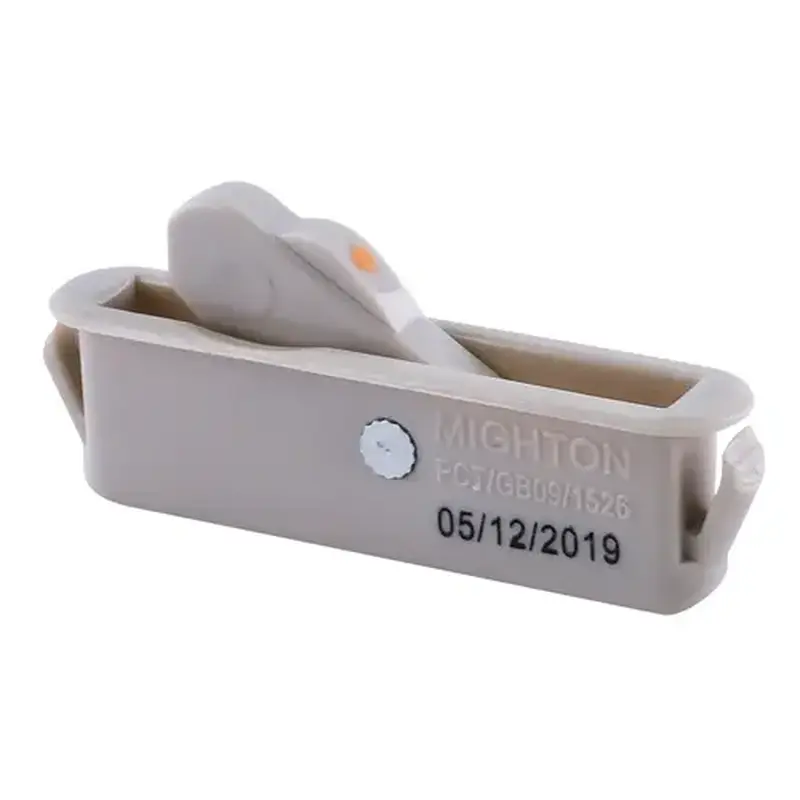 Brixwell 50-1453tn Double Hung Vent Lock Tan single Action mini Angel Recessed