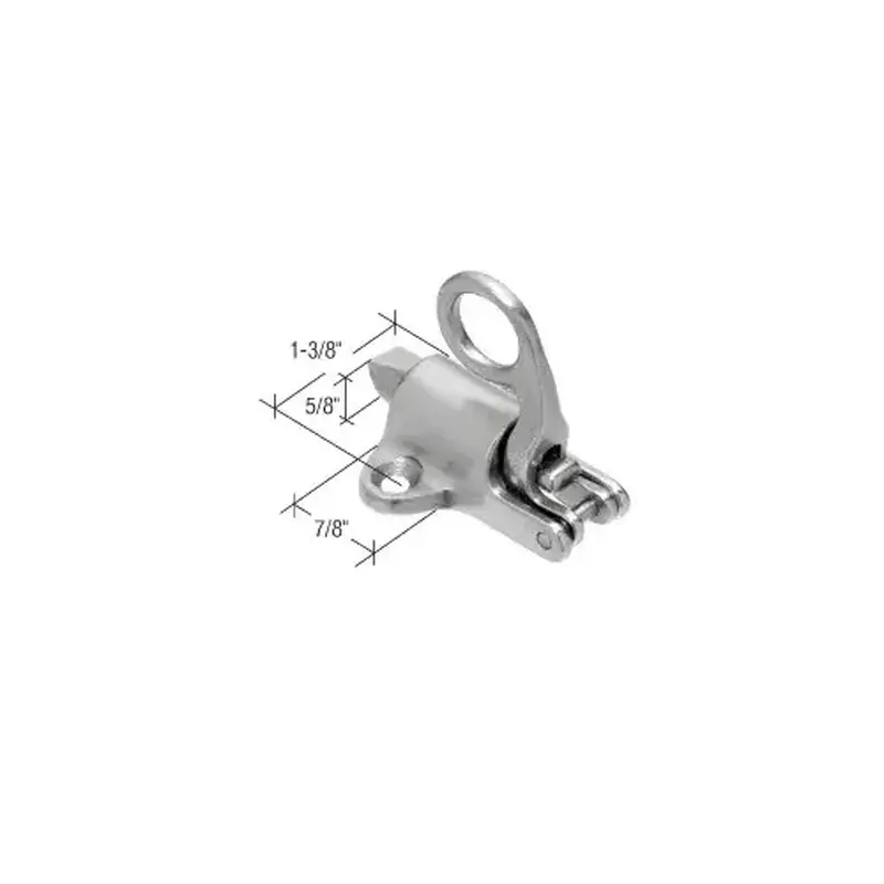 CRL H3610 Projecting Window Spring Catch - 1-3/8" Screw Holes Brushed Bronze