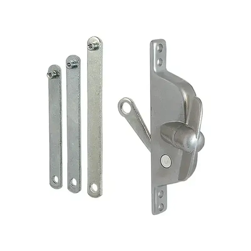 FHC H3557 Jalousie Operator - Reversible - With Three Link Arms - Aluminum Finish (Single Pack)