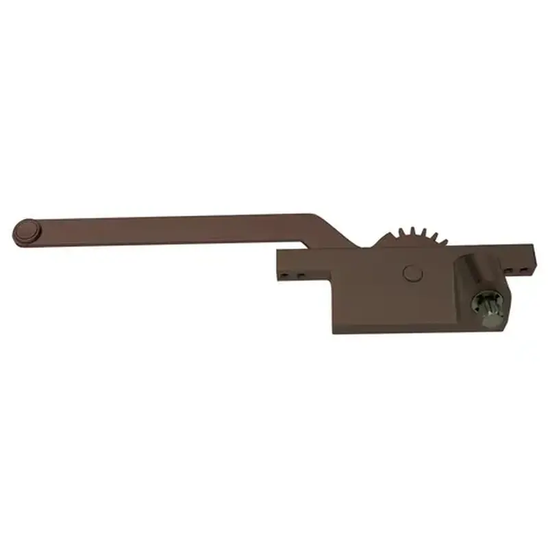 Brixwell 36-115 Casement Operator Assembly With Handle Right Hand Type Brown Finish
