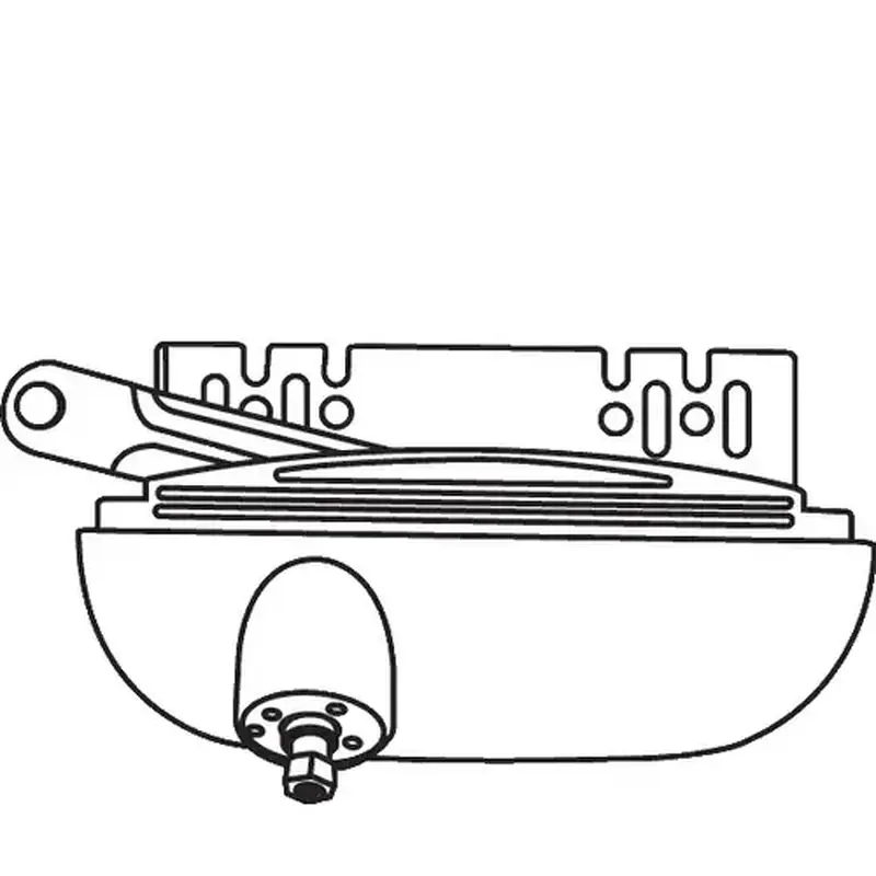 Brixwell 36-392lhad Split Arm Casement Operator almond Handle Sold Seperately