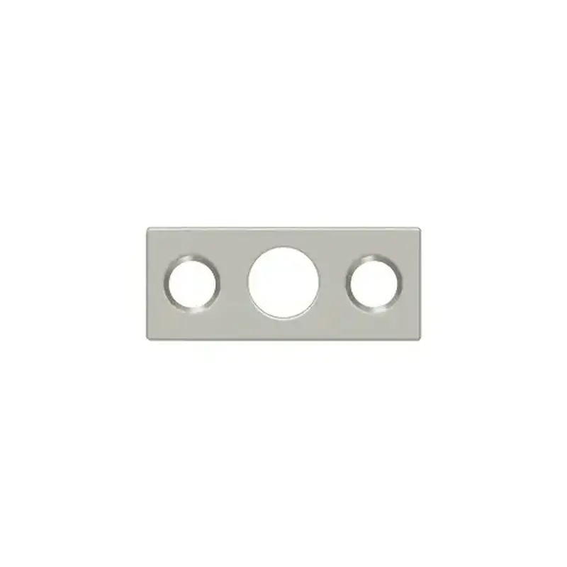 Deltana SP7FBR15 Strike Plate For 7" Flush Bolt in Brushed Nickel