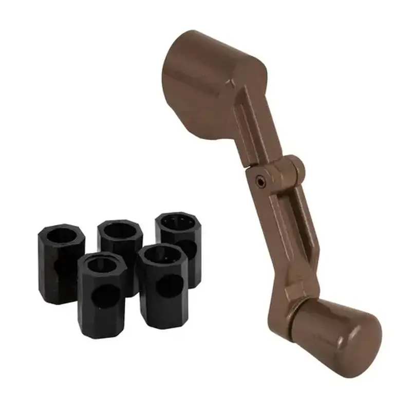 FHC H3960 Casement Handle Folding - Universal Spline - Bronze