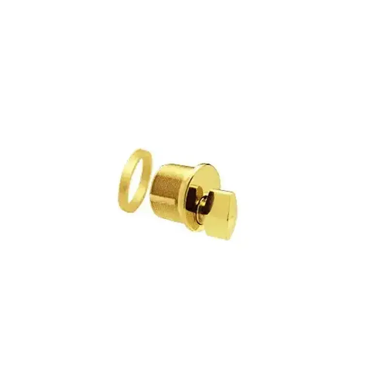 CRL DRA20PB Polished Brass Mortise Thumbturn Cylinder
