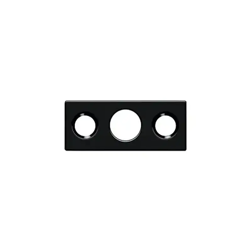 Deltana SP7FBR19 Strike Plate For 7" Flush Bolt in Paint Black