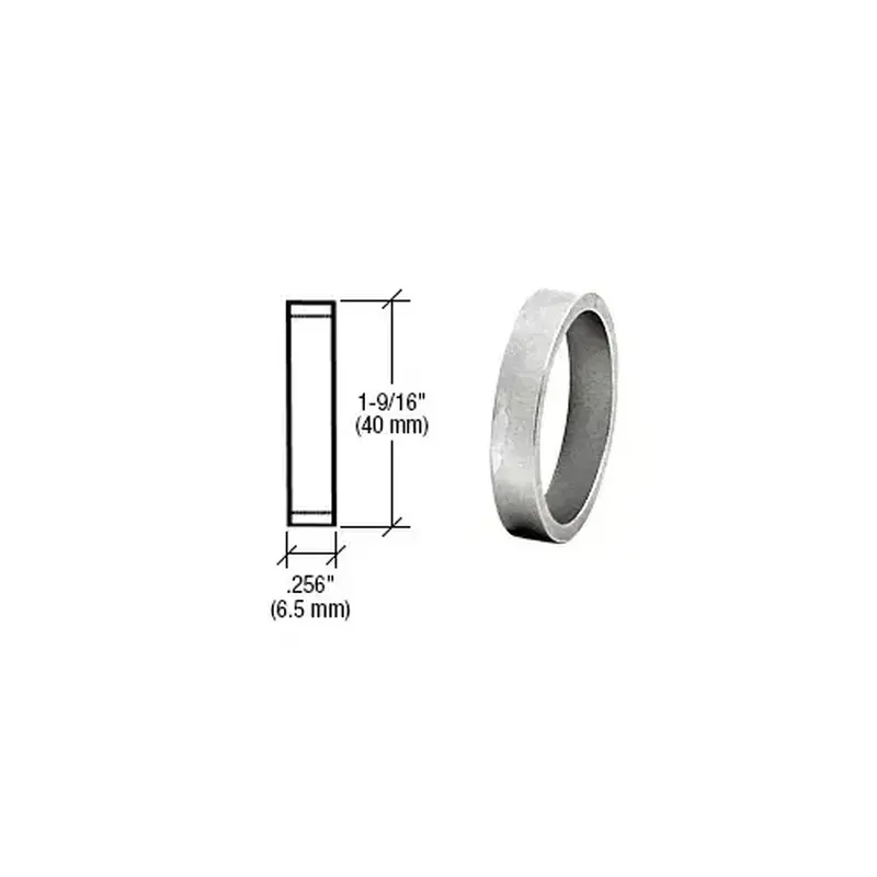 CRL DRA256SA Satin Anodized .256" Straight Cylinder Ring