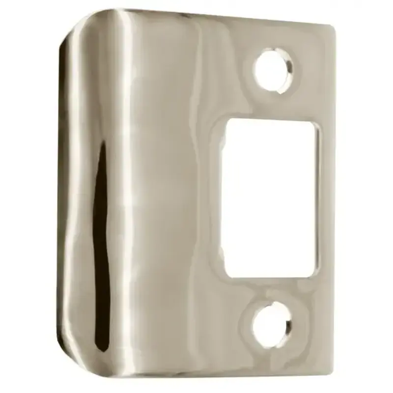 Deltana SPE200U14 Extended Lip Strike Plate, 2-1/4" x 2" in Polished Nickel