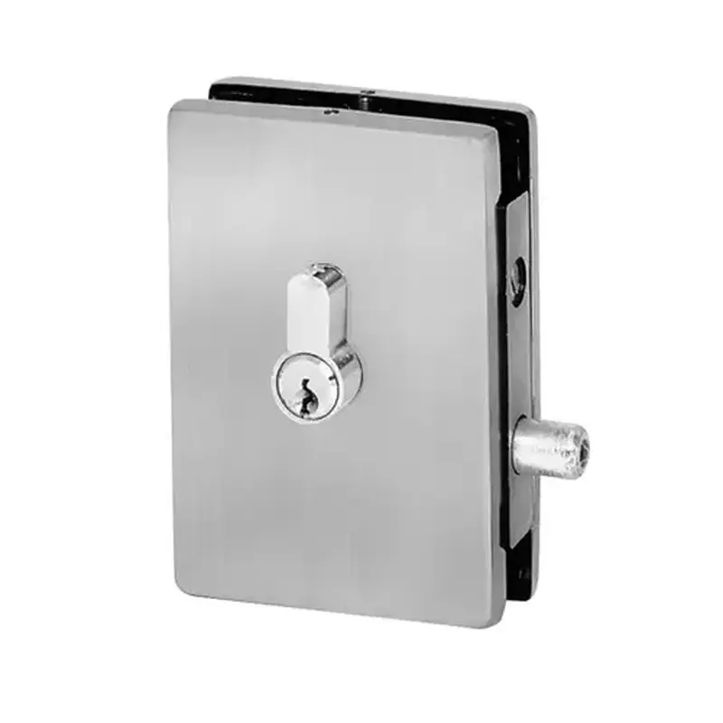 CRL EUR681BS Brushed Stainless EUR Series Center Housed Patch Lock