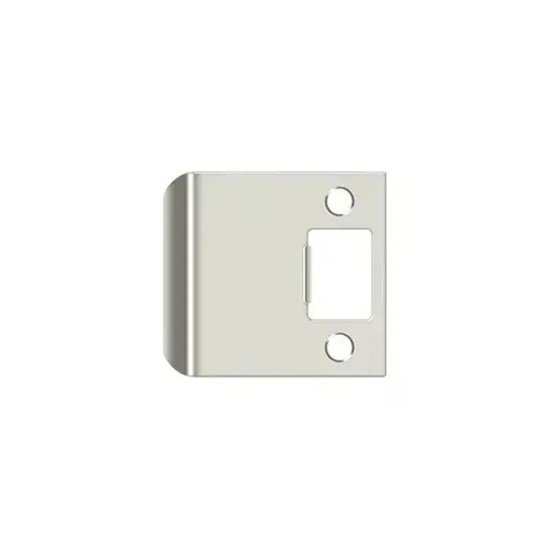 Deltana SPE250U14 Extended Lip Strike Plate, 2 1/4" x 2-1/2" in Polished Nickel