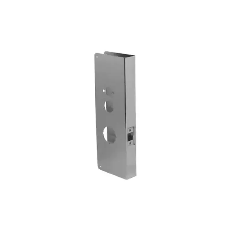 Don Jo 15-S-CW Simplex 1000 Door Wrap 2-3/4" Backset, 1-3/4" Door, 5-1/8" W x 15" H, 2-1/8" Hole, Indent Latch Prep, 630/US32D Stainless Steel