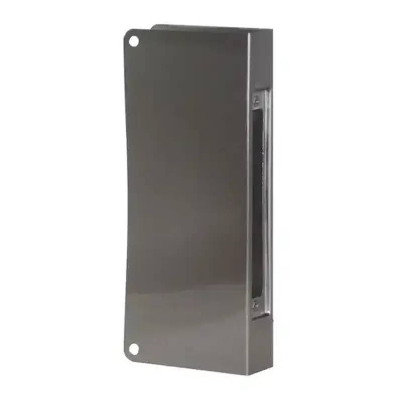 Don Jo CW504S Blank Classic Wrap Around for Mortise Lock with 86 Cut Out for 1-3/4" Door Stainless Steel Finish