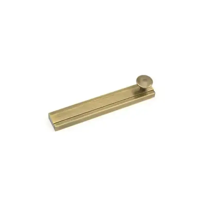 Ives Residential 40B54 Solid Brass 4" Modern Surface Bolt Antique Brass Finish