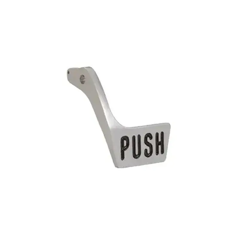 Jackson 301246628 Push Paddle Package Satin Aluminum Finish