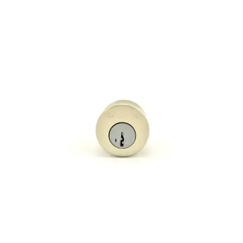 Baldwin Reserve 8BR0204008 Single Cylinder Deadbolt Cylinder Kwikset Smartkey with Housing and 2 Keys White Bronze Finish