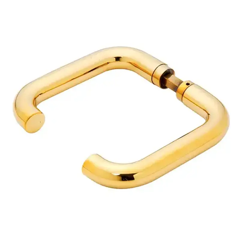 CRL PTH302BR Brass PTH Series Tubular Style Lever Handle