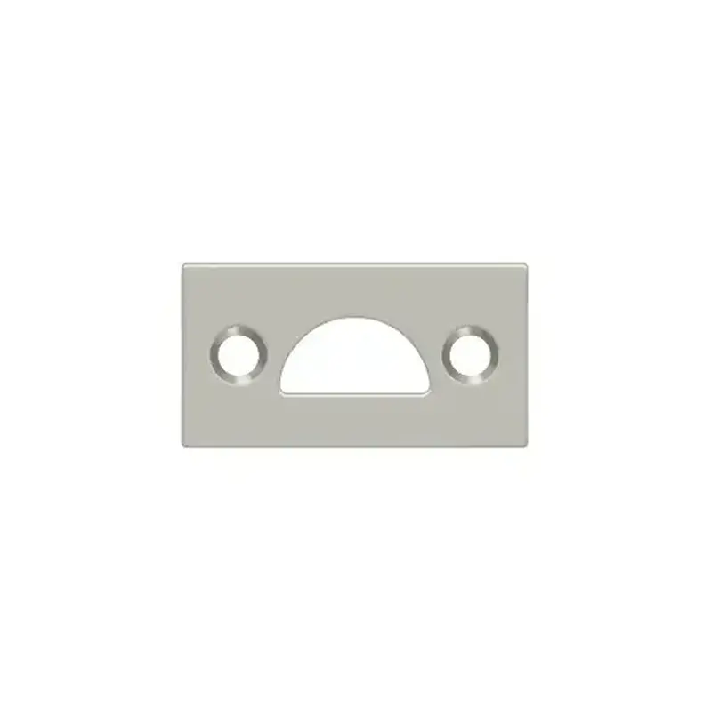 Deltana 178MSTU15 Mortise Strike, Solid Brass in Brushed Nickel
