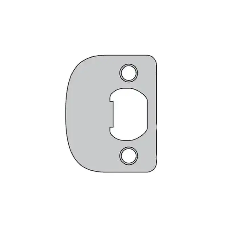 Kwikset 83031-26D UL Radius Corner Full Lip Strike Satin Chrome Finish
