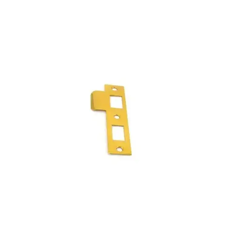 Baldwin 5528031R Right Hand Combination Privacy Strike Unlacquered Brass Finish
