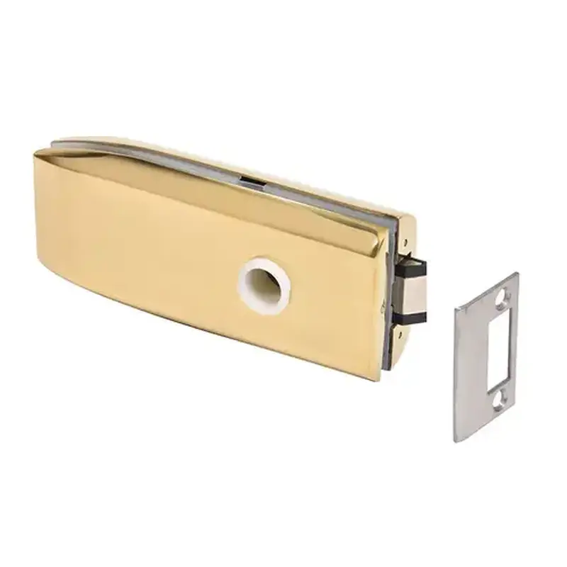 CRL PTH312BR Brass Glass Mounted Passage Latch