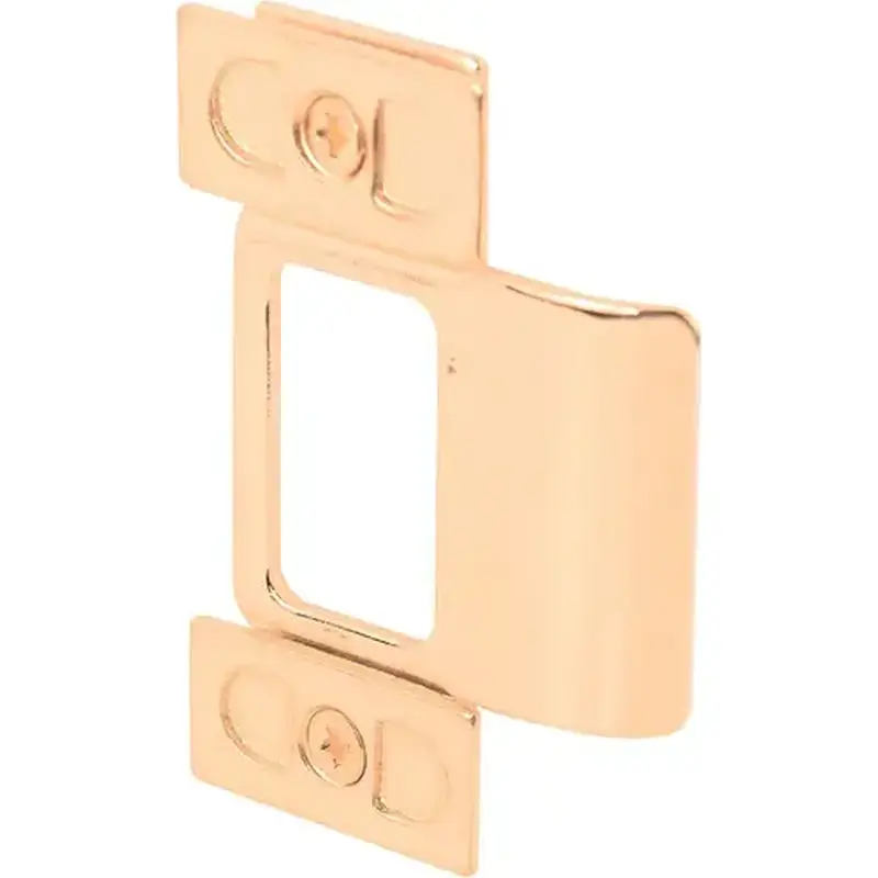 Defender Security U 9486 Door Strike, 4-1/4 in W, Steel, Brass