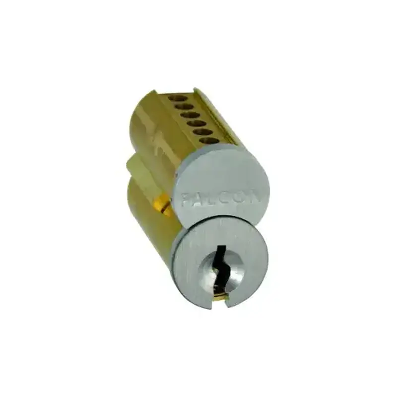 Falcon C647N626 7 Pin N Keyway Uncombinated Small Format Interchangeable Core Satin Chrome Finish