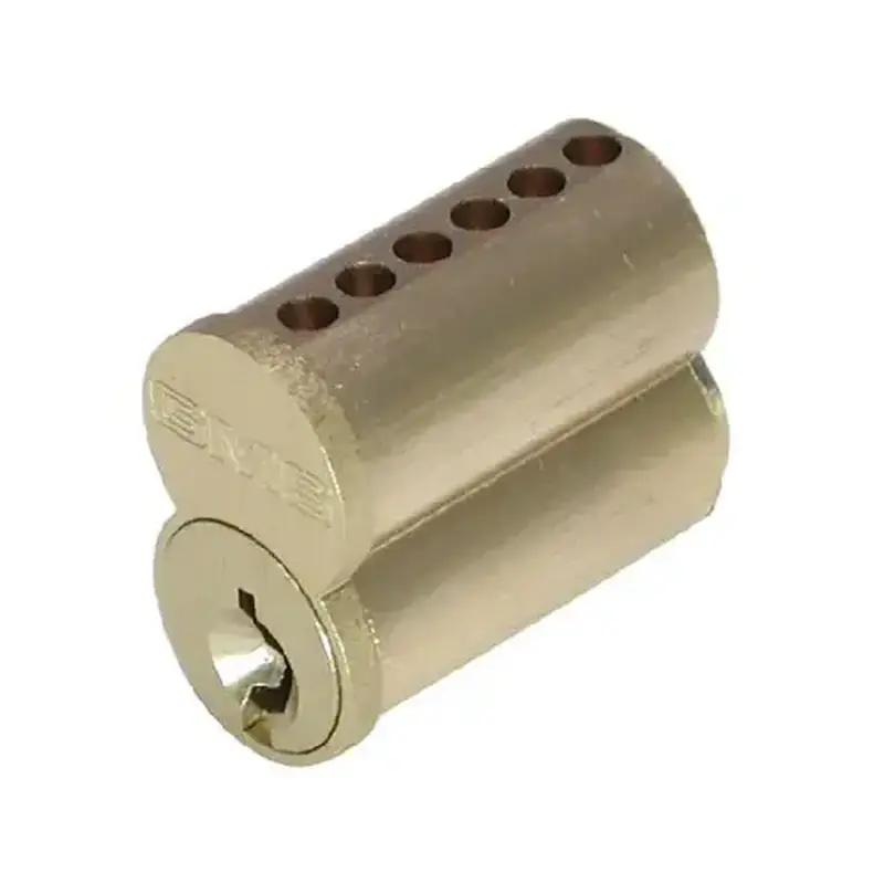 GMS IC7J4 7 Pin Small Format Interchangeable Core with Best J Keyway Satin Brass Finish
