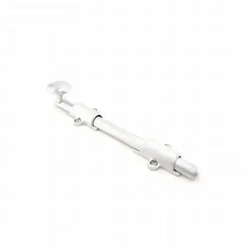Ives Residential 253B26D12 Solid Brass 12" Deluxe Surface Bolt with Multiple Strikes Satin Chrome Finish
