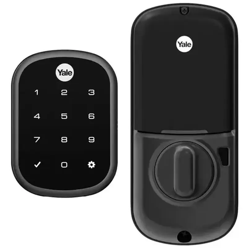 Yale Real Living YRD256ZW2BSP Z-Wave Plus Assure Lock SL Touchscreen Deadbolt Black Suede Finish