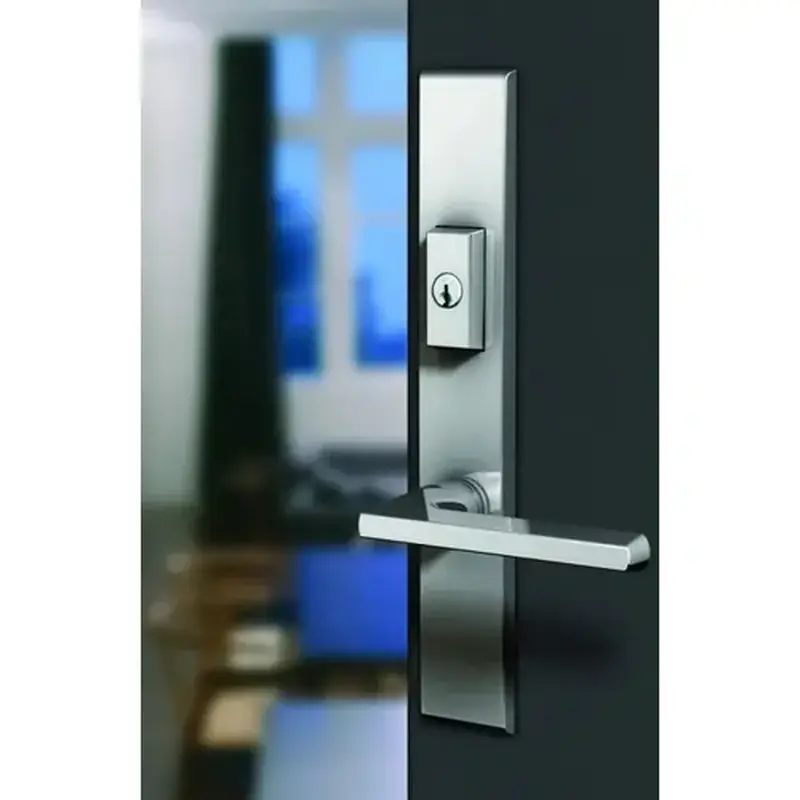 Baldwin MP013050ACT2 Lakeshore Multi Point Trim Keyed Entry with Turn Knob Configuration 2 Antique Brass Finish