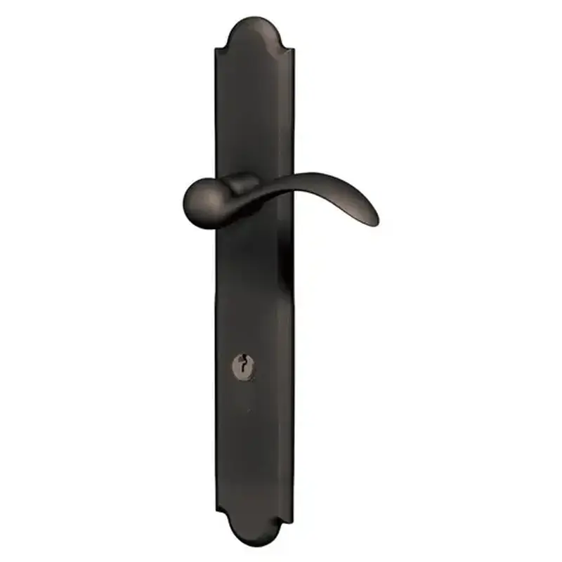 Baldwin MP016190PAT1 Boulder Multi Point Trim Patio Configuration 1 Satin Black Finish