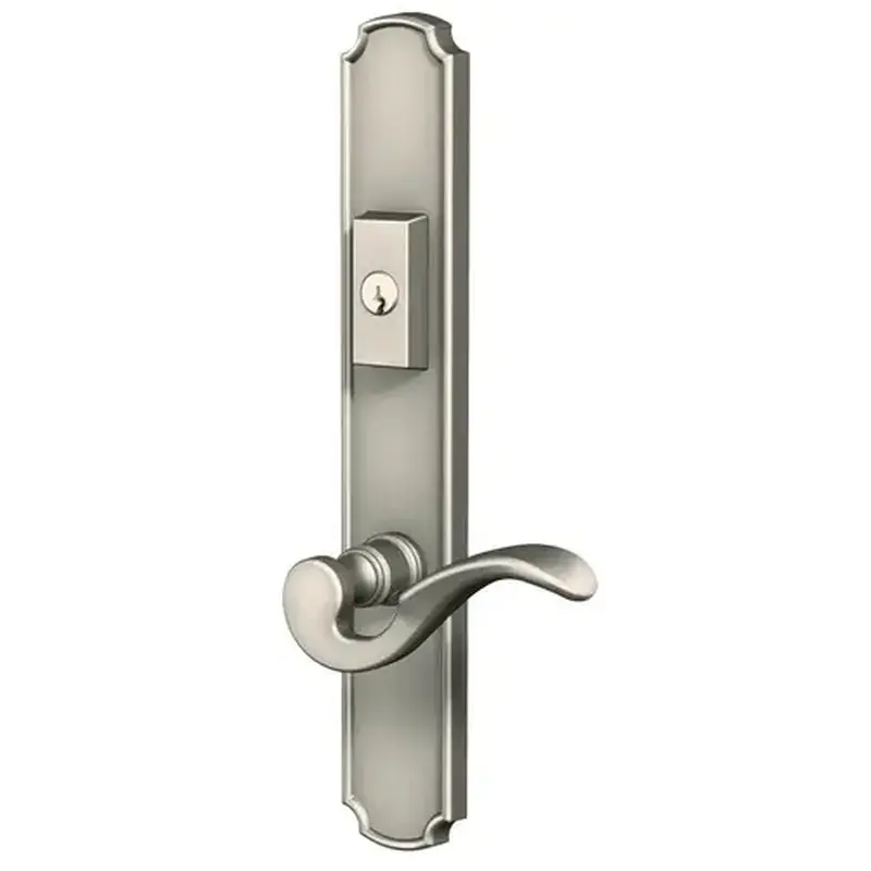 Baldwin MP002056FD2 Bismark Multi Point Trim Full Dummy Configuration 2 Lifetime Satin Nickel Finish